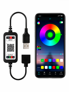 Огонек OG-LDL06 RGB светодиодная лента Bluetooth 1м